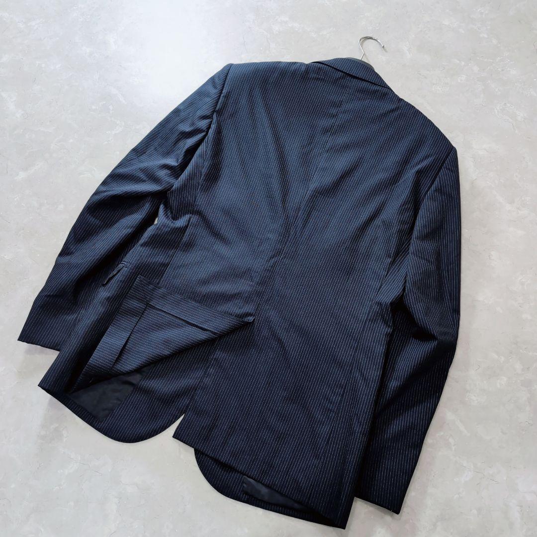 【新品】アオヤマ　高級ライン　HILTON×TORAY XL　濃紺　ストライプ