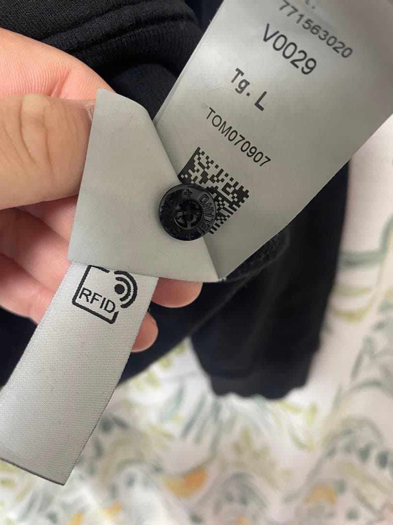 Stone  ブラック トレーナー L 裏起毛