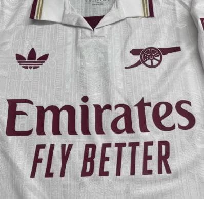 25/26 アーセナル セカンドアウェイ #8 ウーデゴール 長袖ユニフォーム