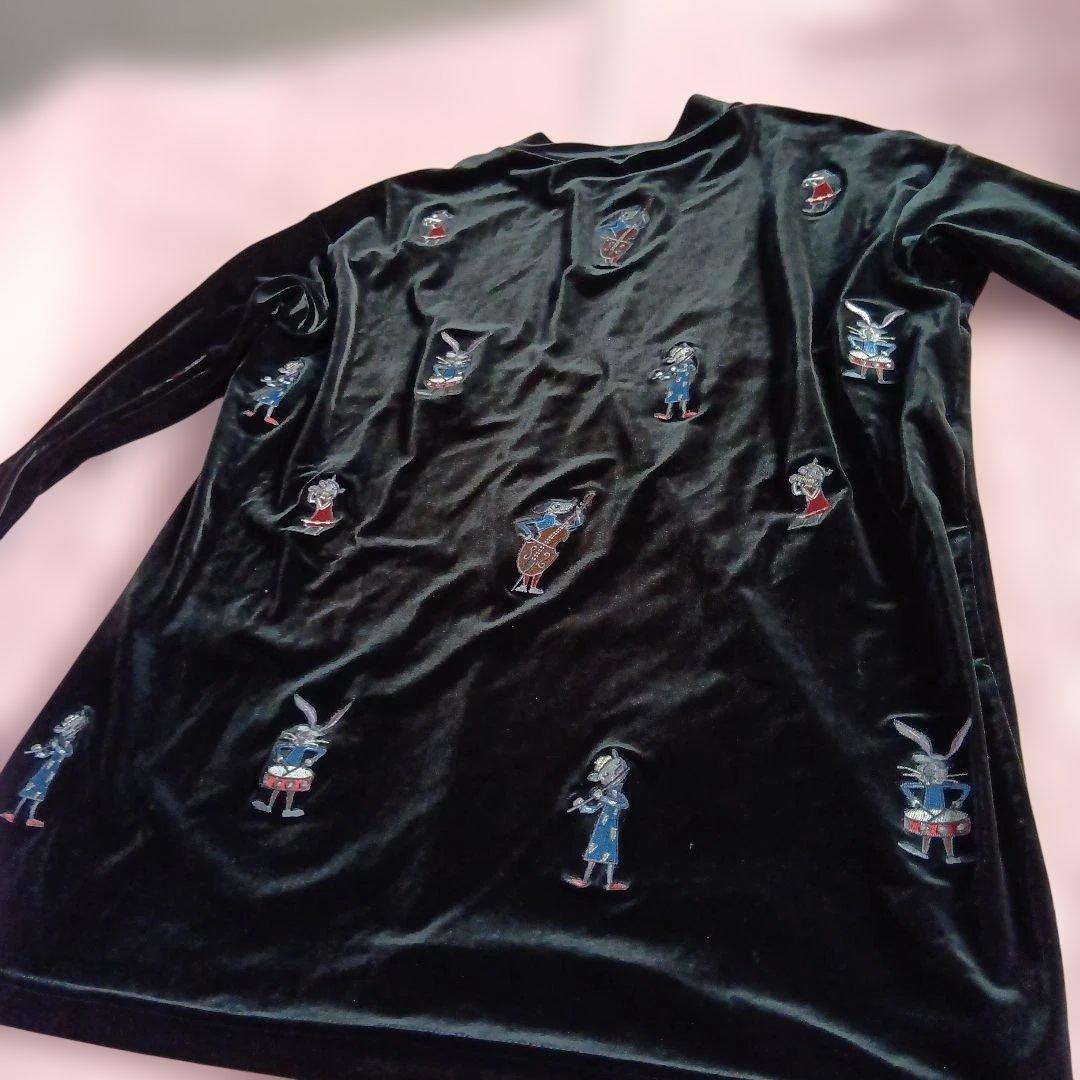 新品 アルベロベロ ベルベット風チュニック