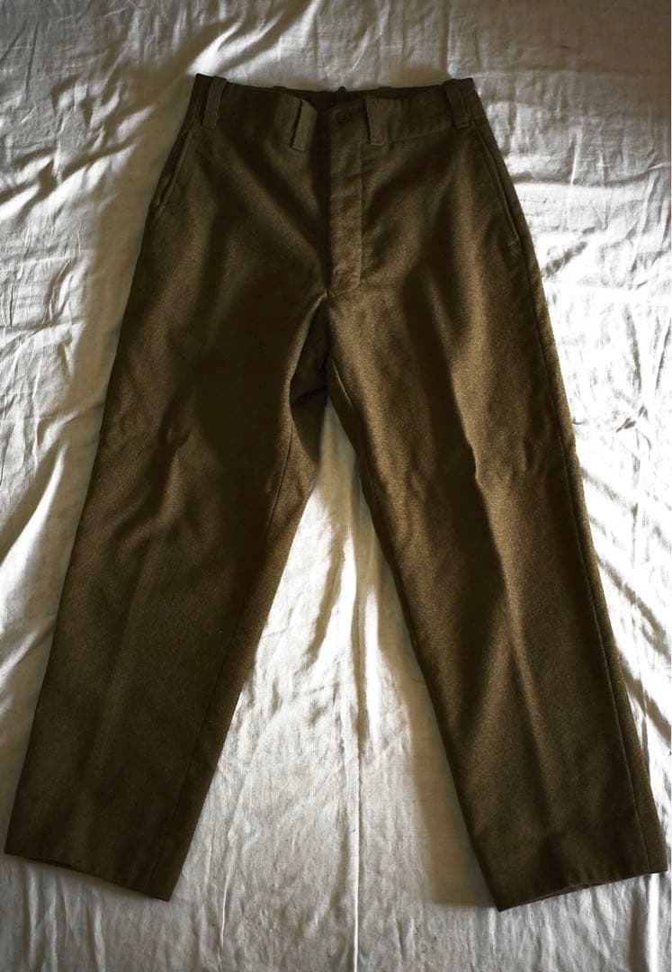 Us vintage ウールパンツ military 60s french