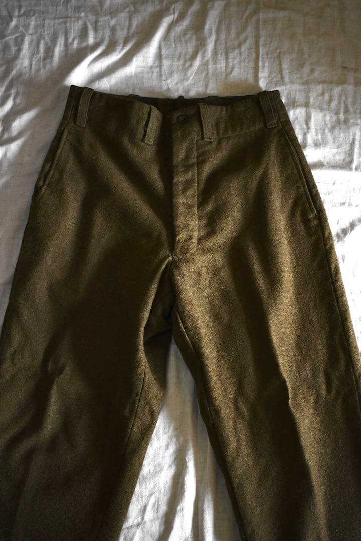 Us vintage ウールパンツ military 60s french