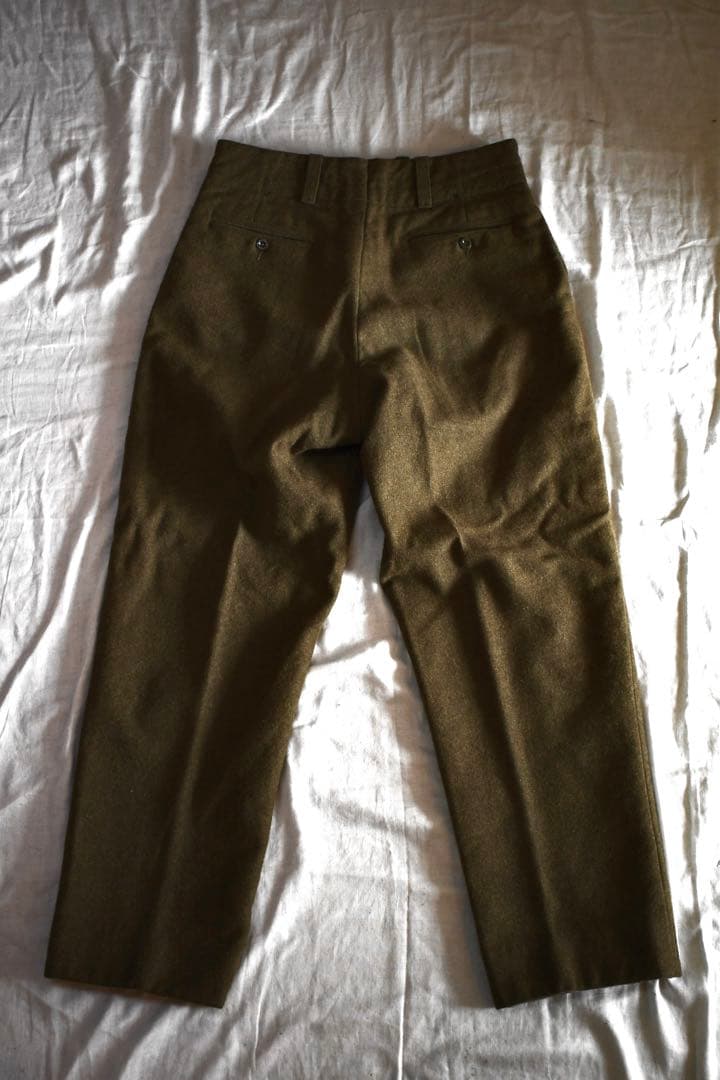 Us vintage ウールパンツ military 60s french