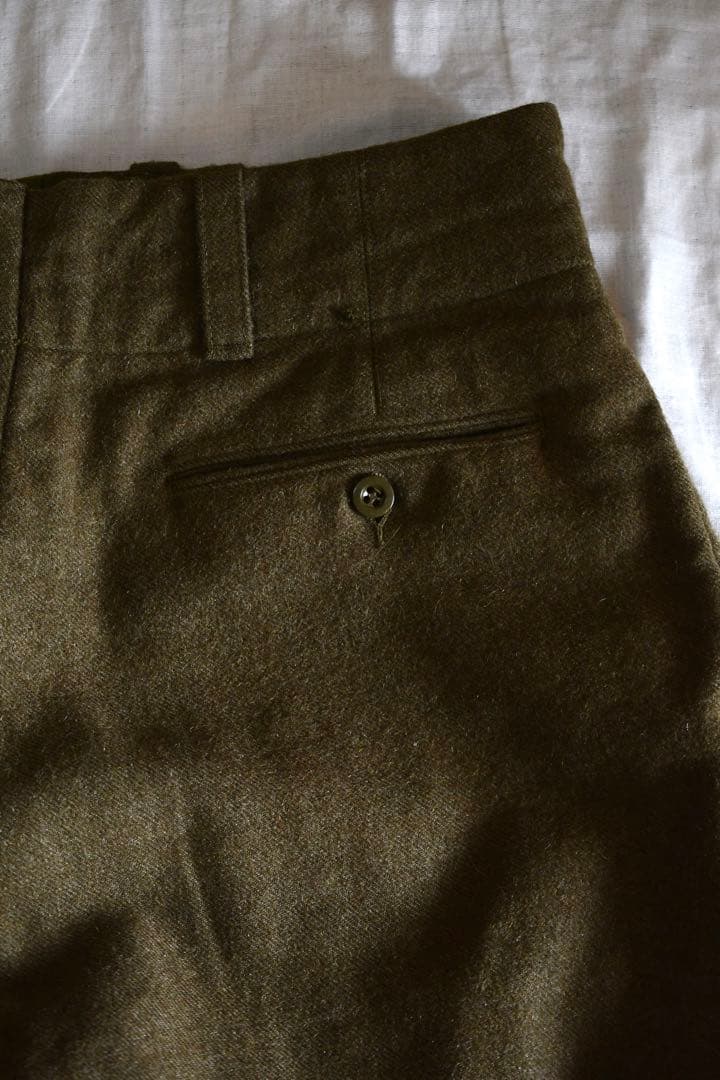 Us vintage ウールパンツ military 60s french