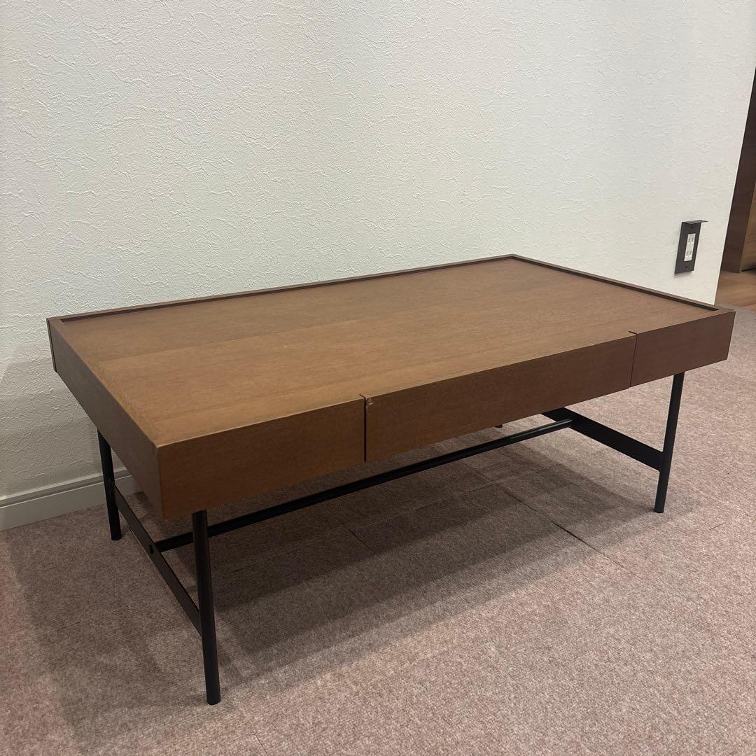 unico HOXTON ローテーブル W900 ウォールナット 北欧