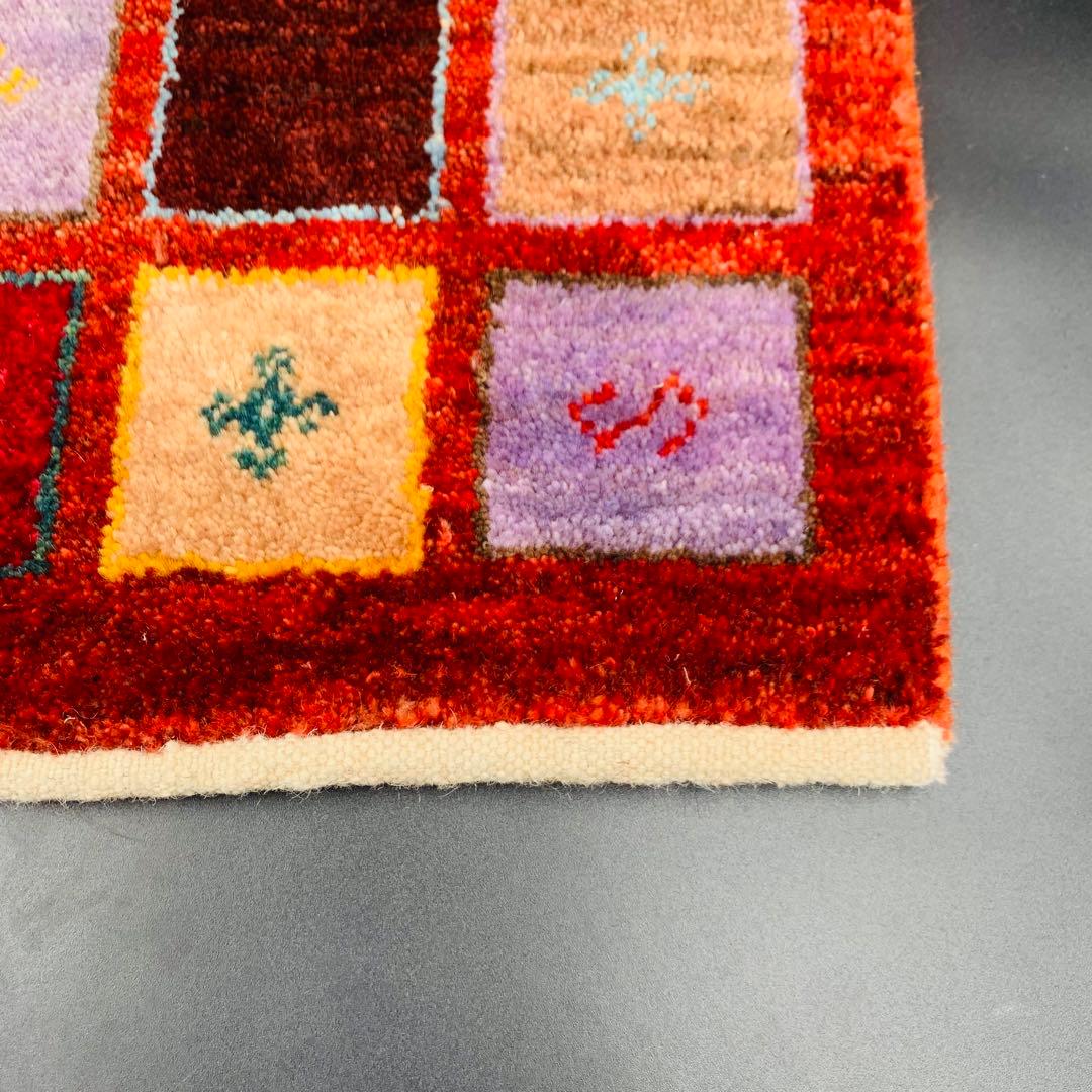 ゾランヴァリ　ギャッベ　ミニマット　ラグ　ペルシャ　ZOLLANVARI