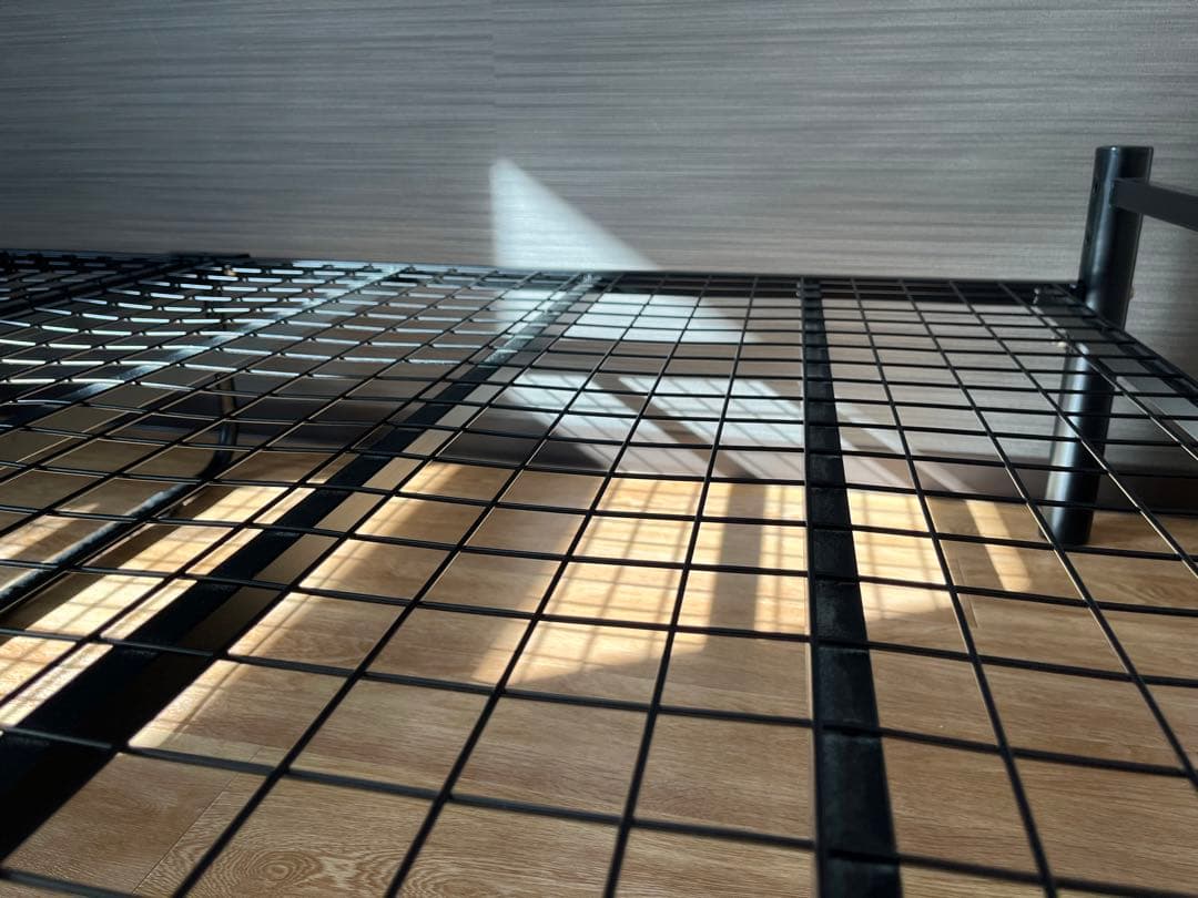 【おしゃれ&機能的】LOWYA シングルベッドフレーム ブラック