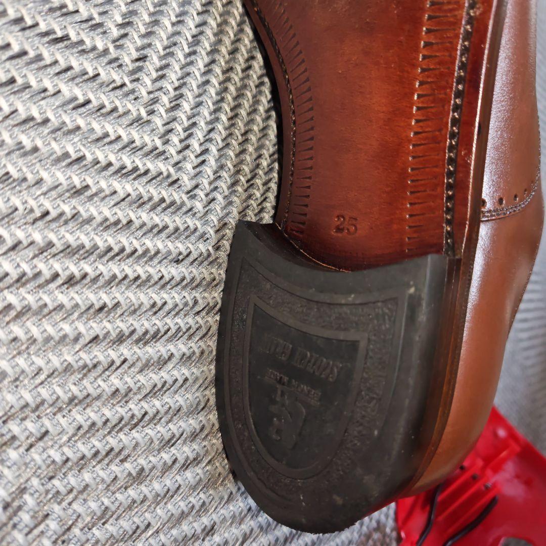 【値下げ】スコッチグレイン　ベルオムマーブル　25.0 ダークブラウン