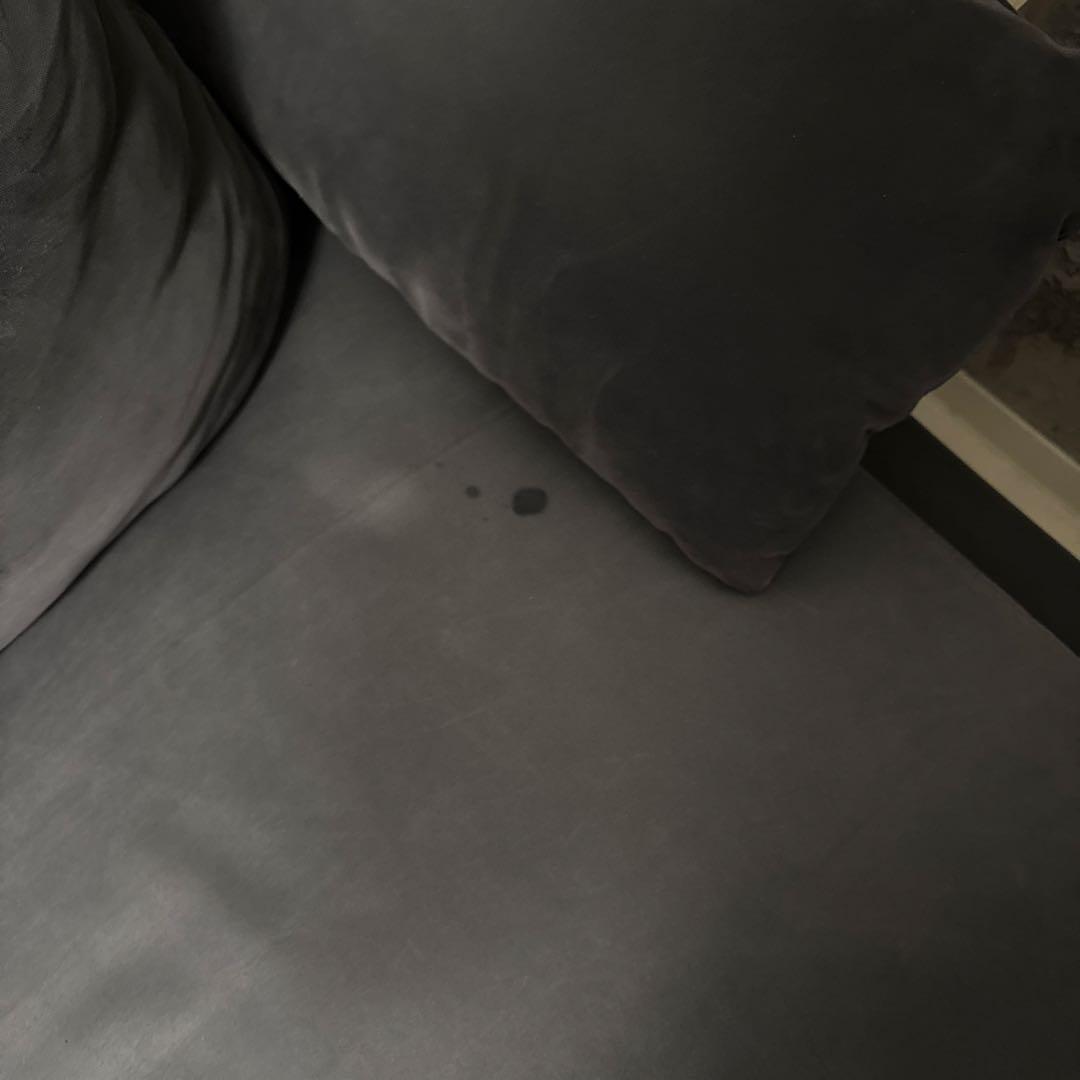 【値下げしました】ソーデルハムン 3人掛けソファ　ダークグレー