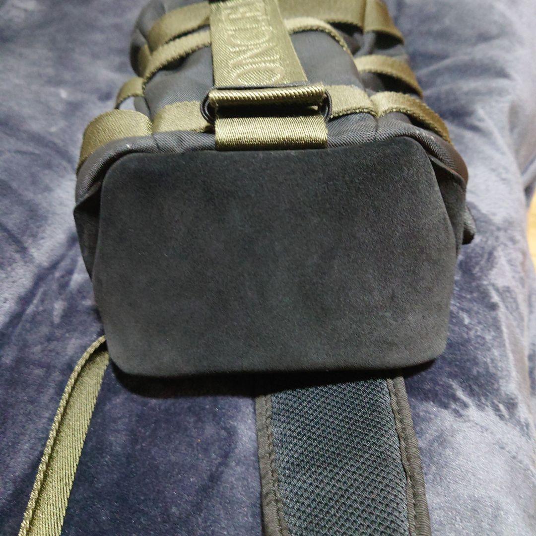 カ*司様 カーキ/ブラックミリタリースタイルショルダーバッグ