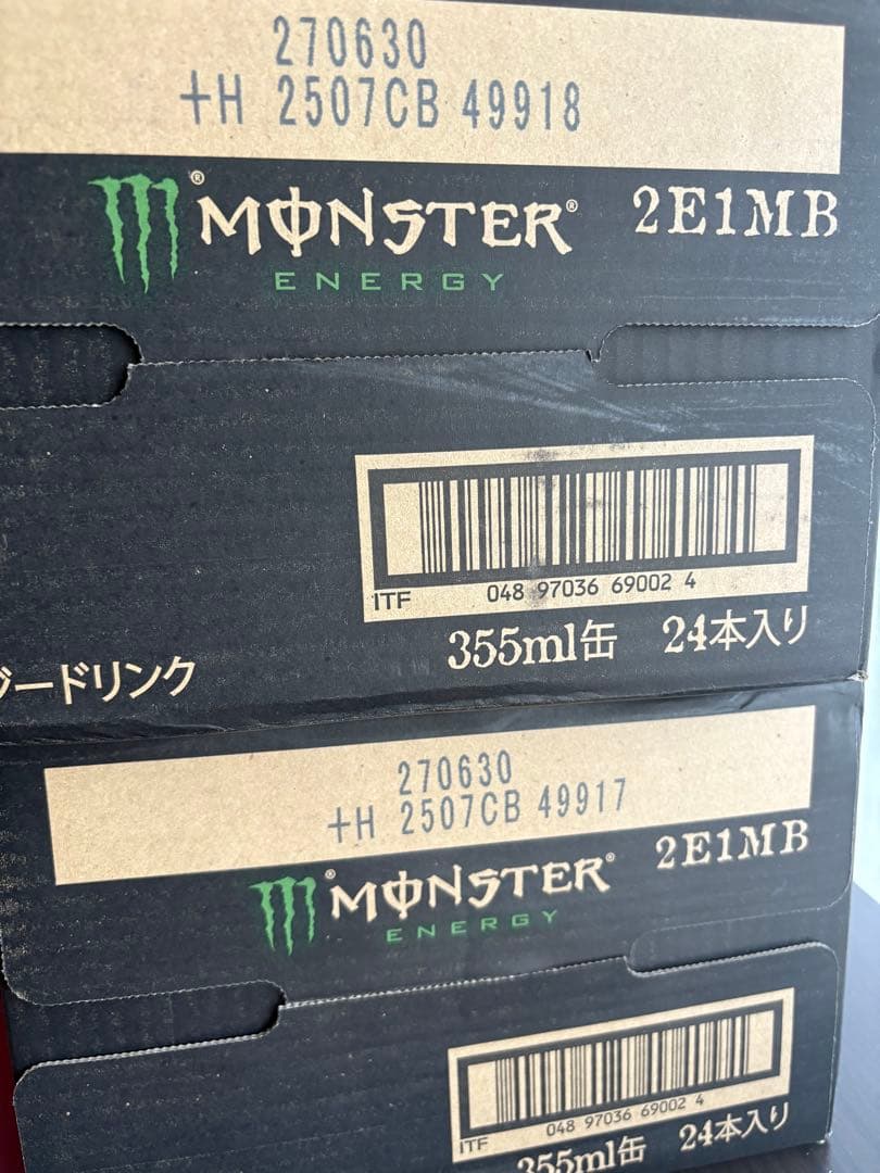 MONSTER ENERGY エナジードリンク 355ml 24本入り2ケース