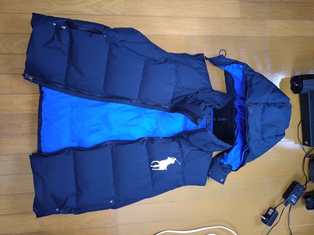 Polo Ralph Lauren フード付きダウンベスト XL
