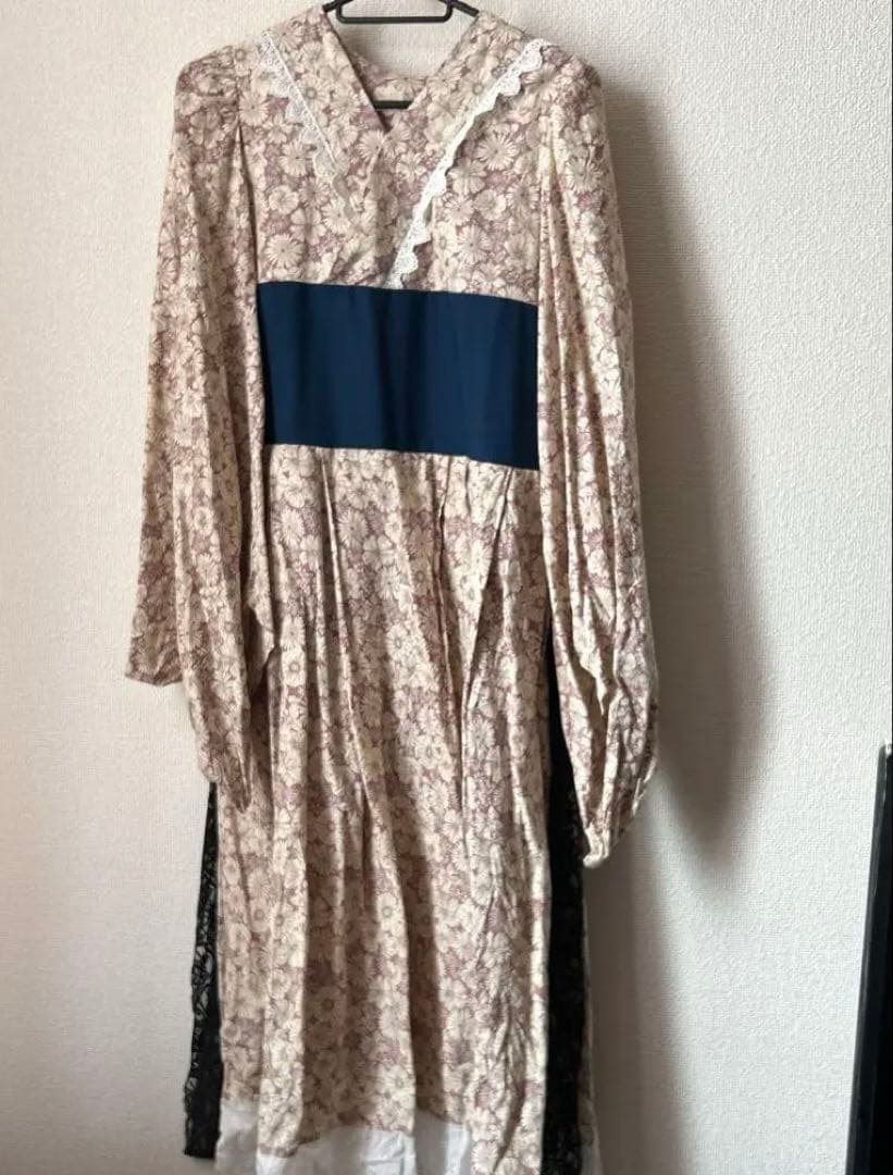 和ロリ 大和撫子ワンピース&ヘッドドレス2点セット メルヘンロマンティカ