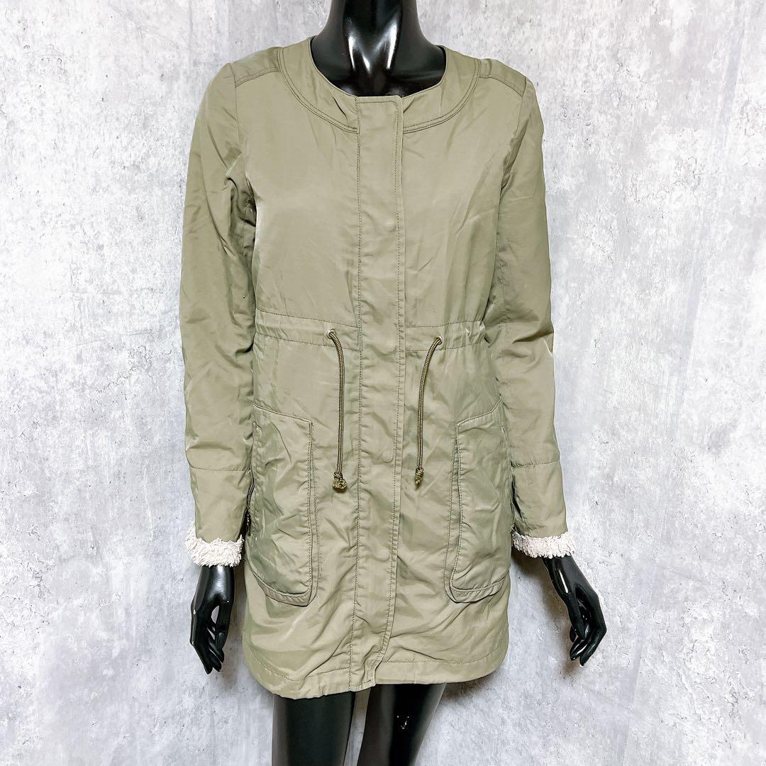 [Spick and Span] モッズコート ミリタリー ライナー付き 裏起毛