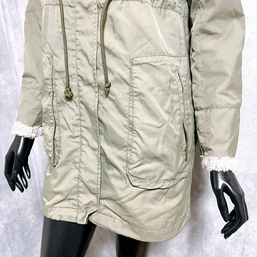 [Spick and Span] モッズコート ミリタリー ライナー付き 裏起毛