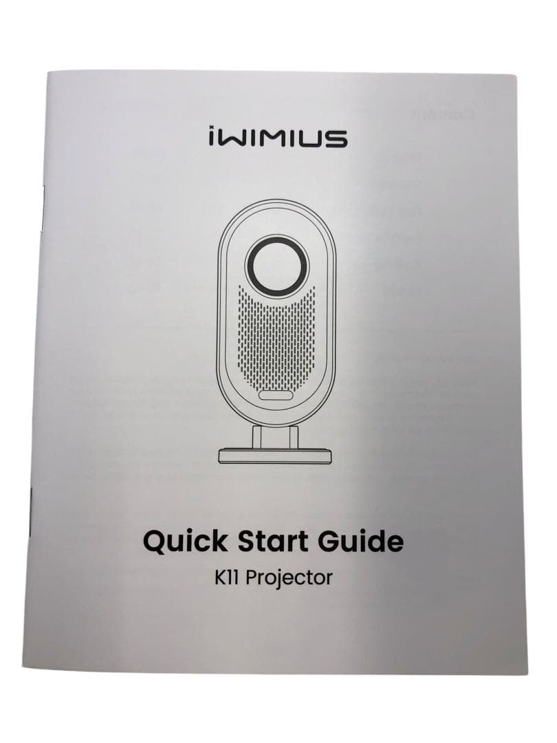 【開封済み・未使用】iWiMiUS　プロジェクター　K11　Dolbyオーディオ