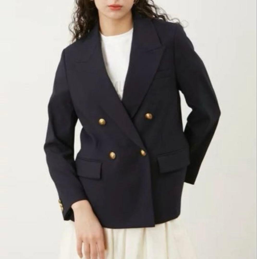 まめたろう　ミラオーウェン　2024　金釦ダブルブレストブレザー