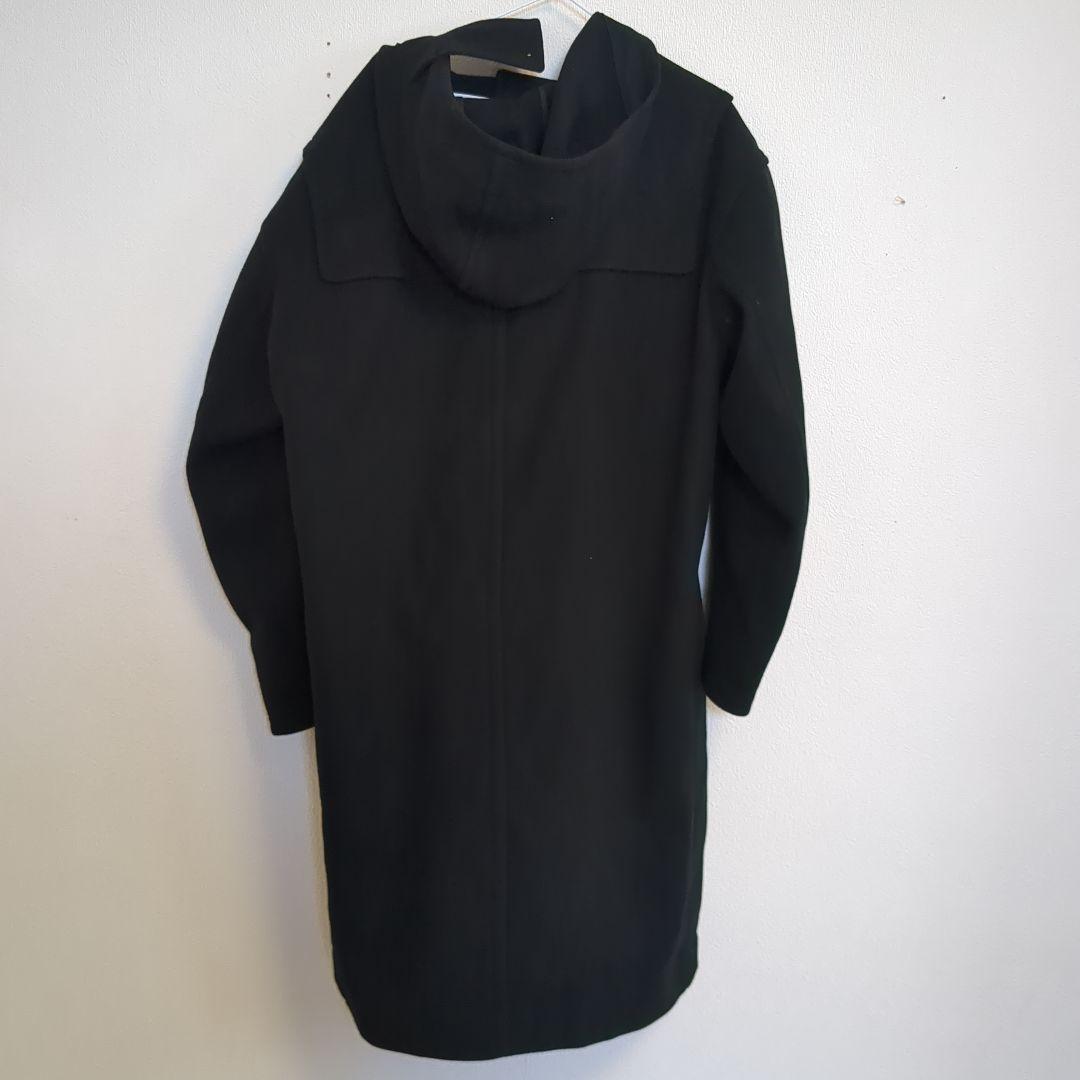 ユニクロ +J ウール ダッフルコート オーバーサイズ ブラック L