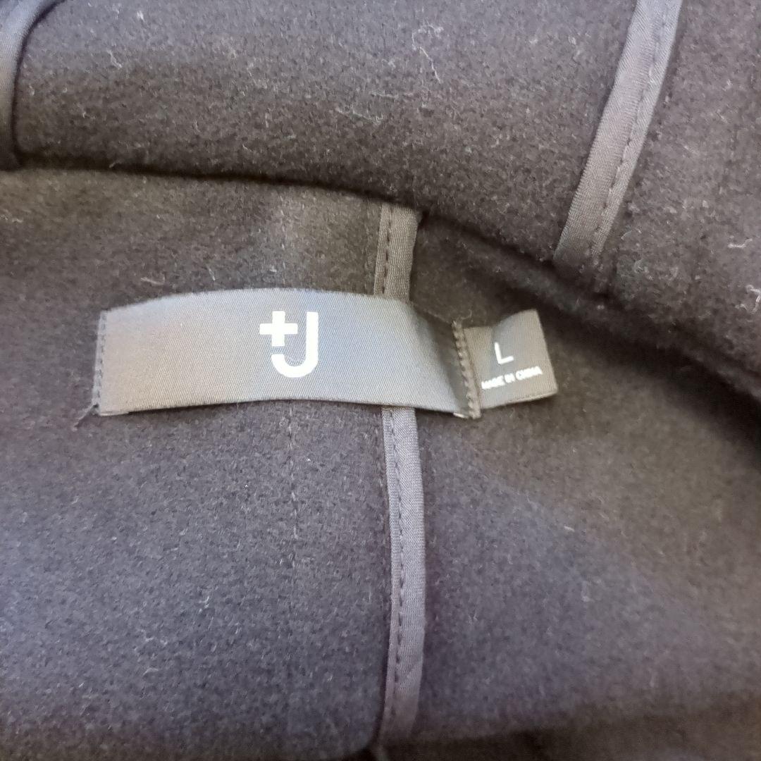 ユニクロ +J ウール ダッフルコート オーバーサイズ ブラック L