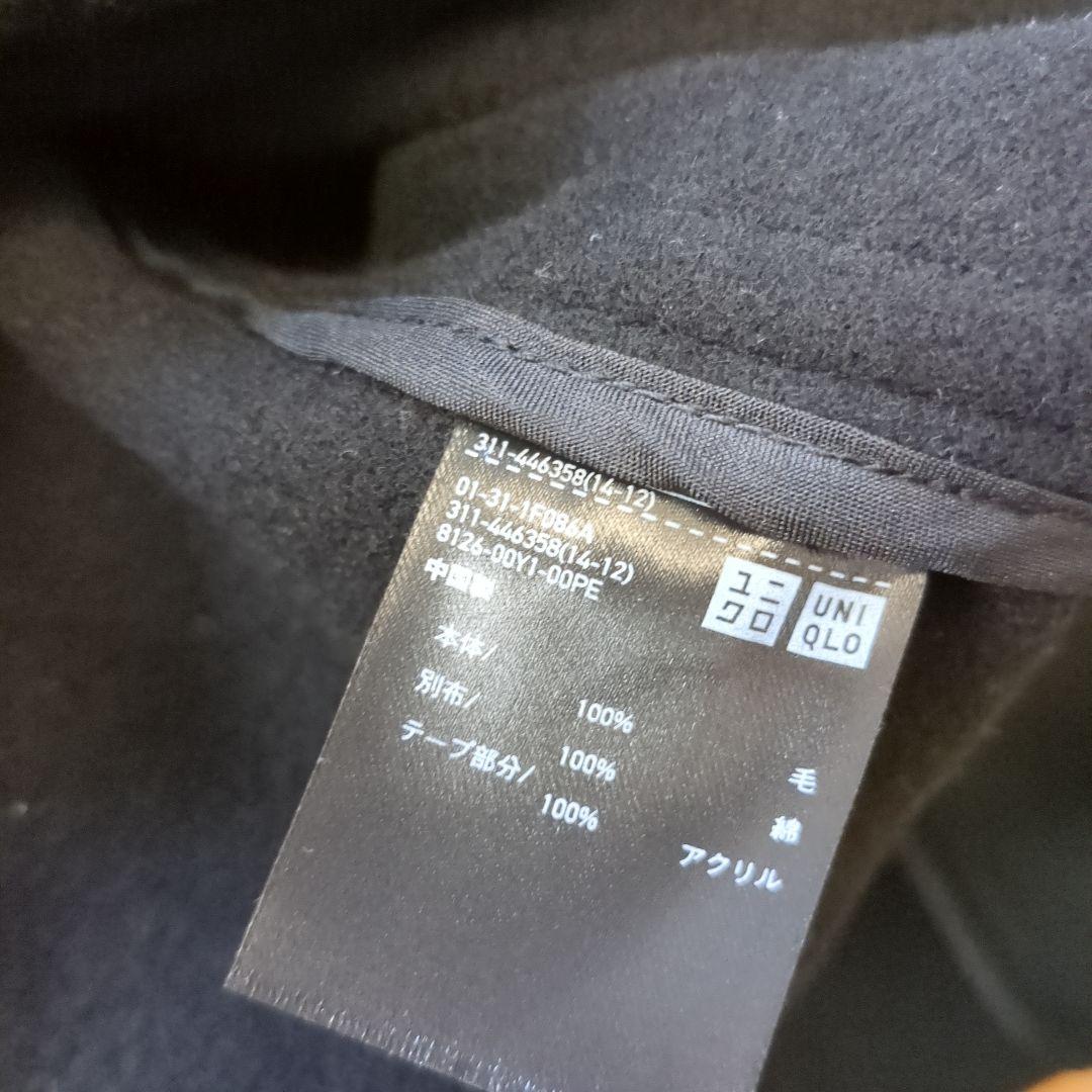 ユニクロ +J ウール ダッフルコート オーバーサイズ ブラック L