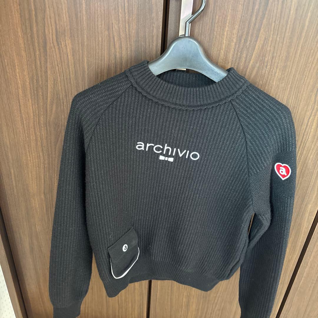 archivio ベルベットジャケットとセーターセット