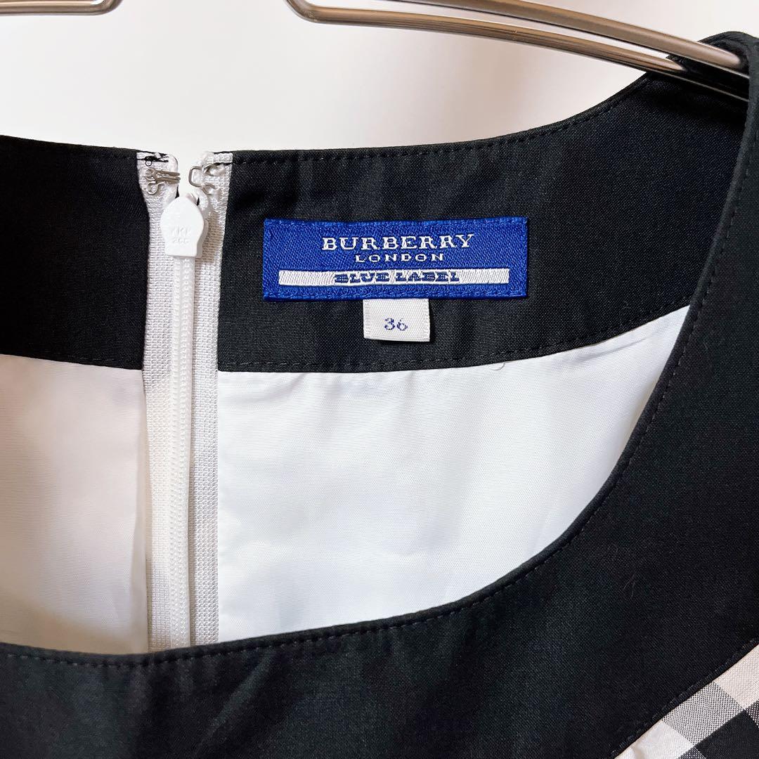 クリーニング済み✨ BURBERRY バーバリー　ワンピース　ノバチェック　36