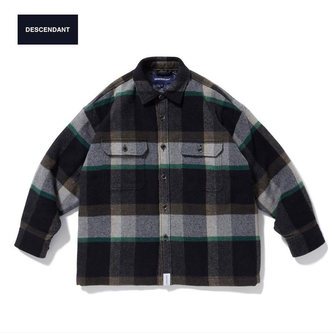 【人気】DESCENDANT CLAIRTON PLAID JACKET