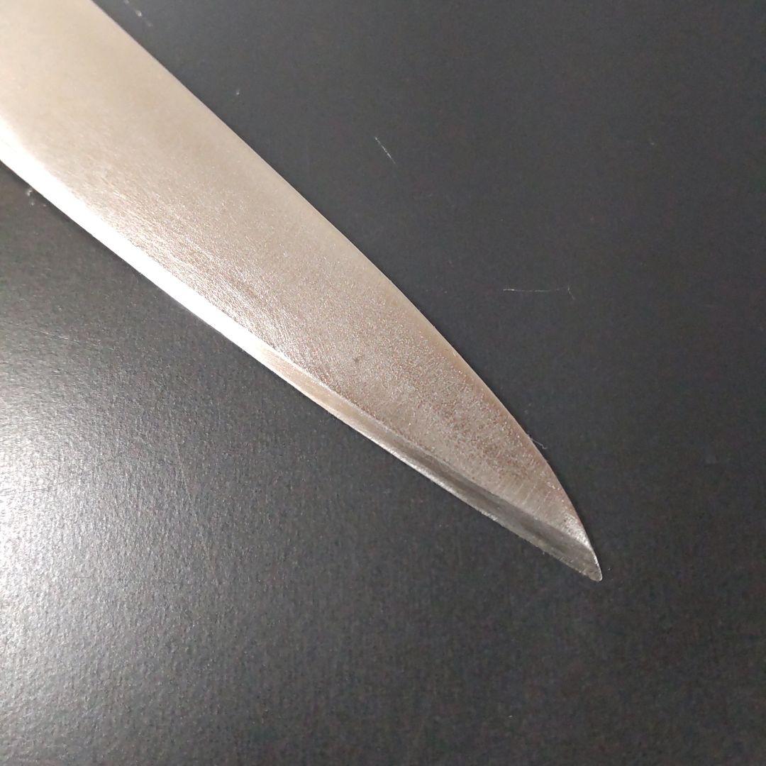 中古再生品ミソノスウェーデン鋼特製鍛造スライサー包丁230mm