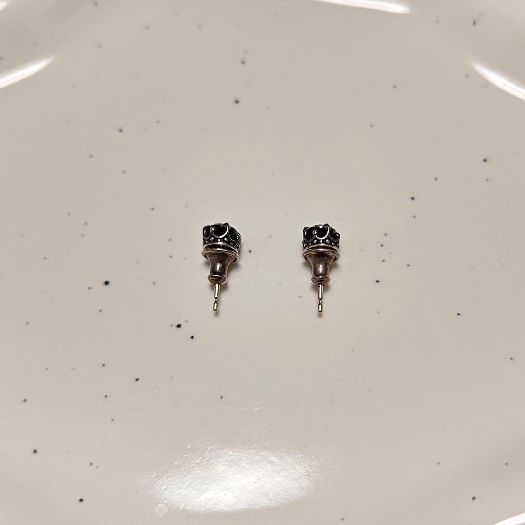 ジャスティンデイビス　クラウン両耳ピアス