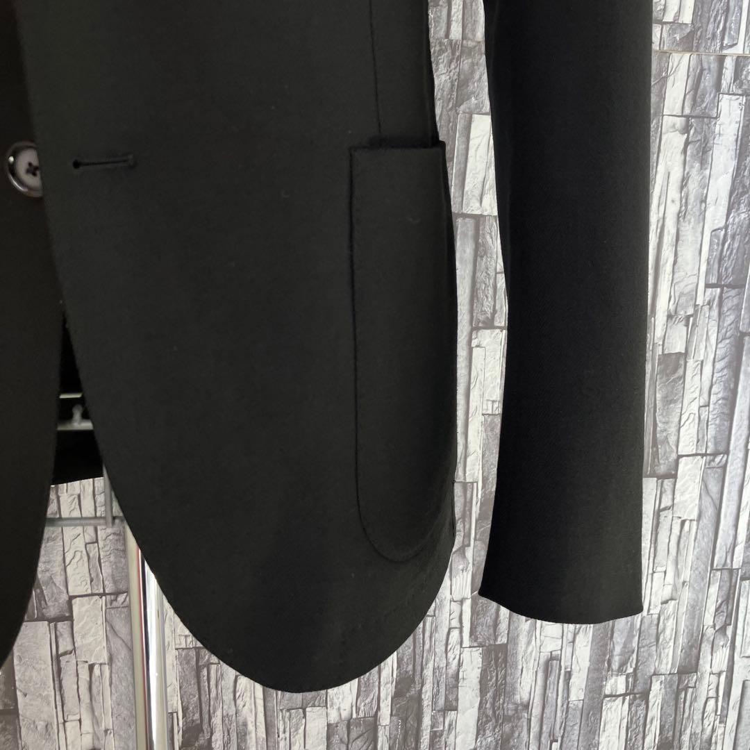 TAGLIATOREタリアトーレジャケット・DERRICK・黒ピークドラペル52