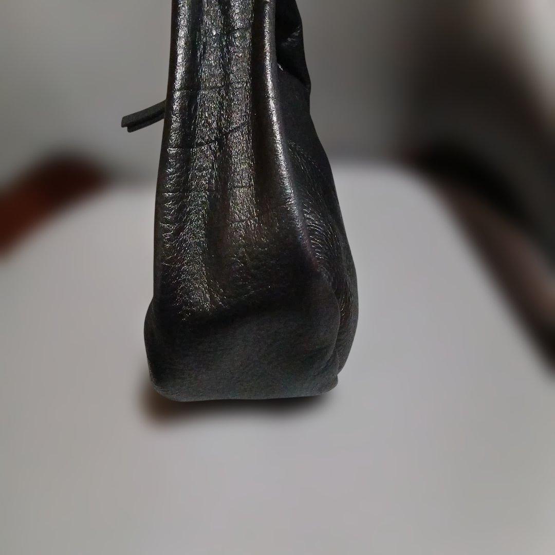 美品・todayful / Leather Wrap Bag ブラック