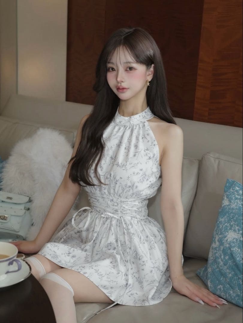 新品・未開封♡Darich♡アメスリギャザーフレアミニワンピース　(Free)