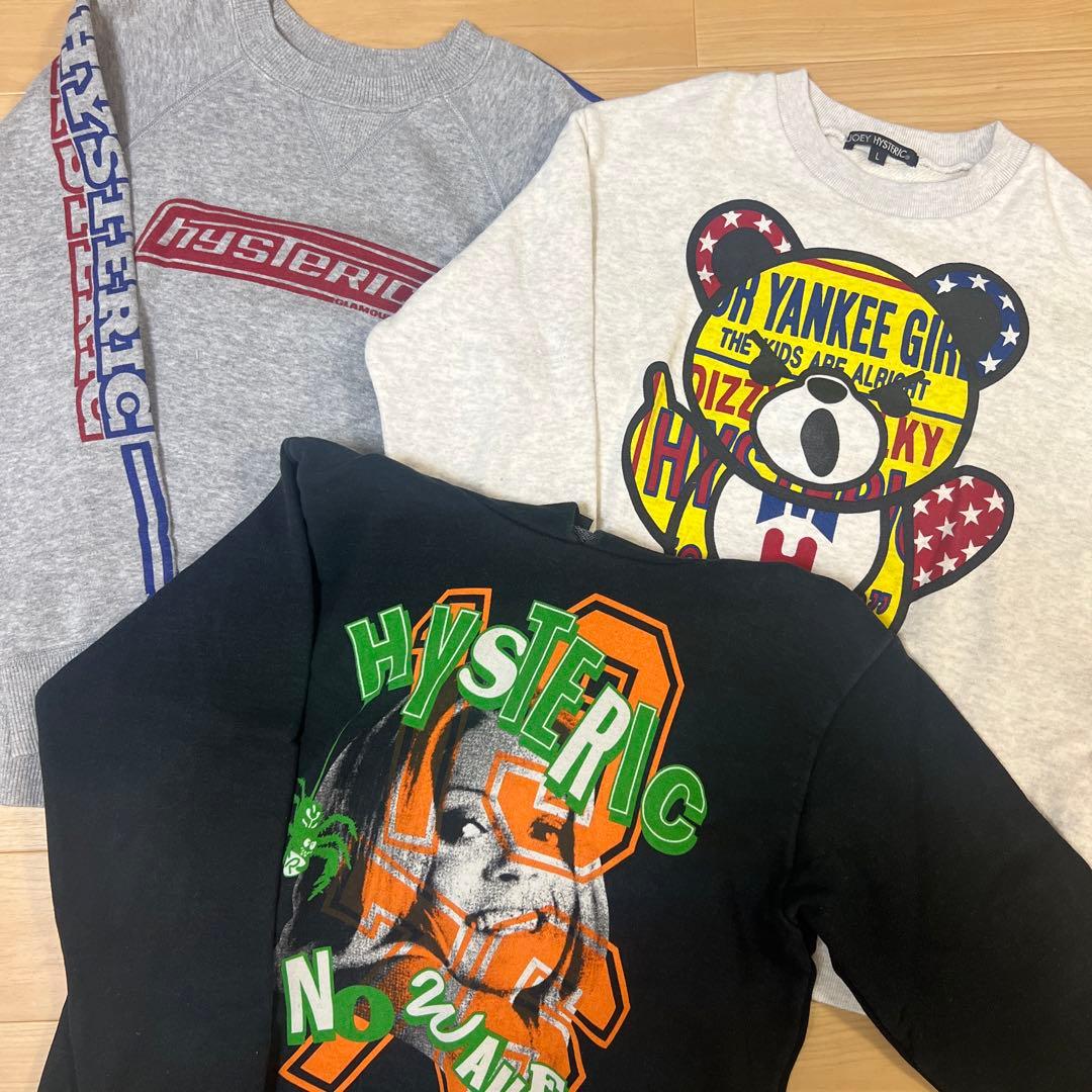 Joey hystericトレーナー 3点セット