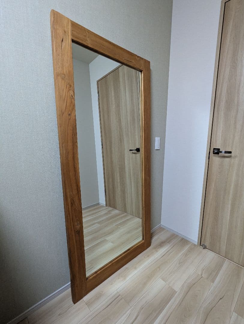 レオママ専用　a. depeche オールドチークミラー L