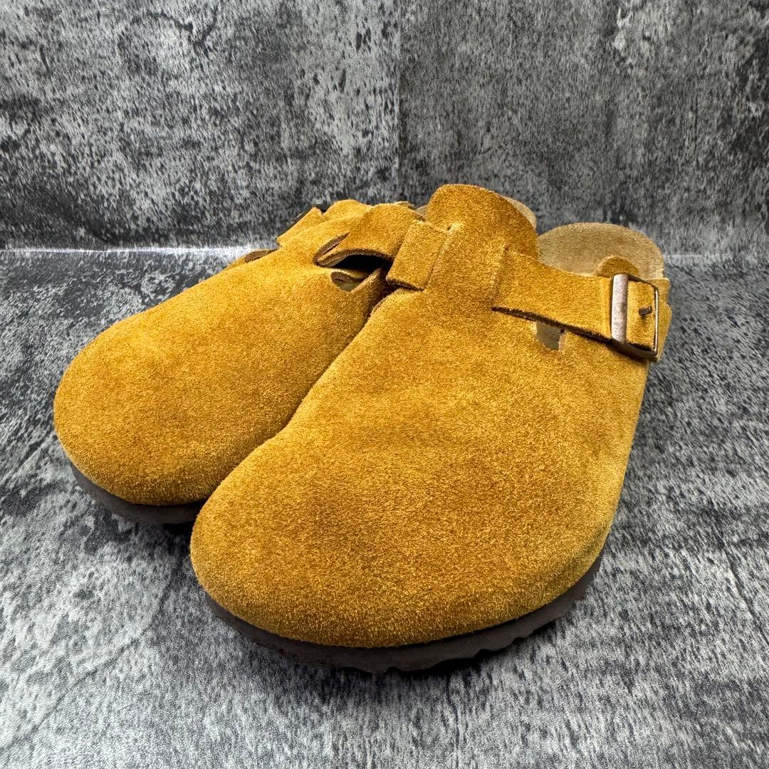 【美品】ビルケンシュトック ボストン サボサンダル ブラウン 28cm