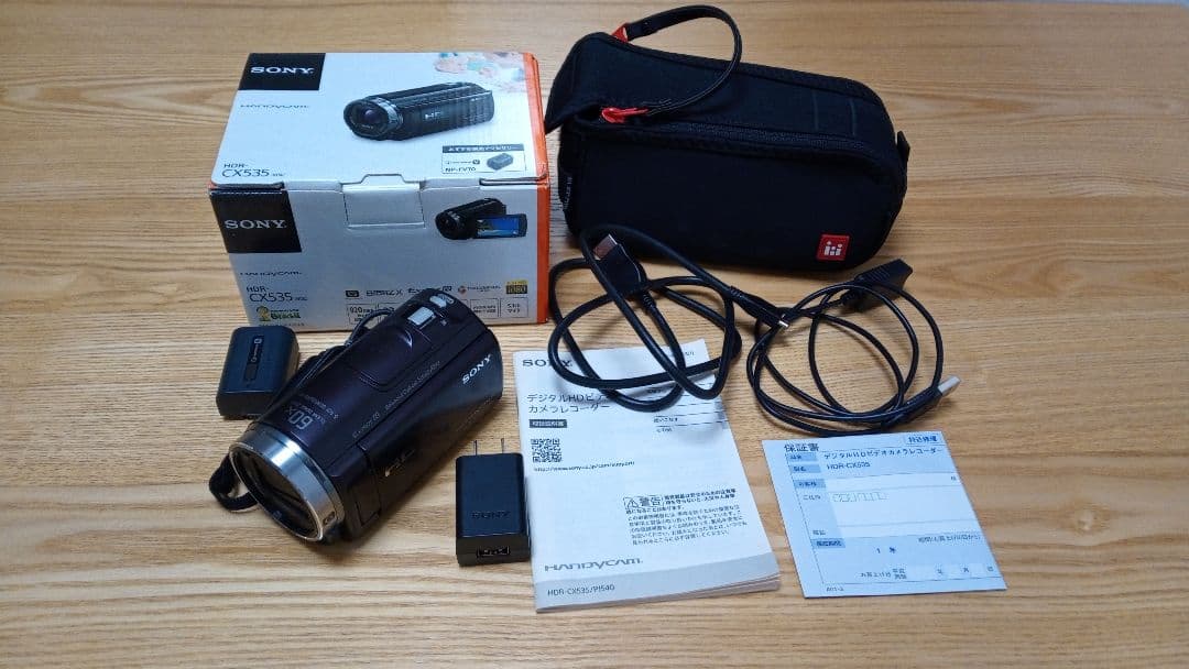 SONY HDR-CX535 ビデオカメラ