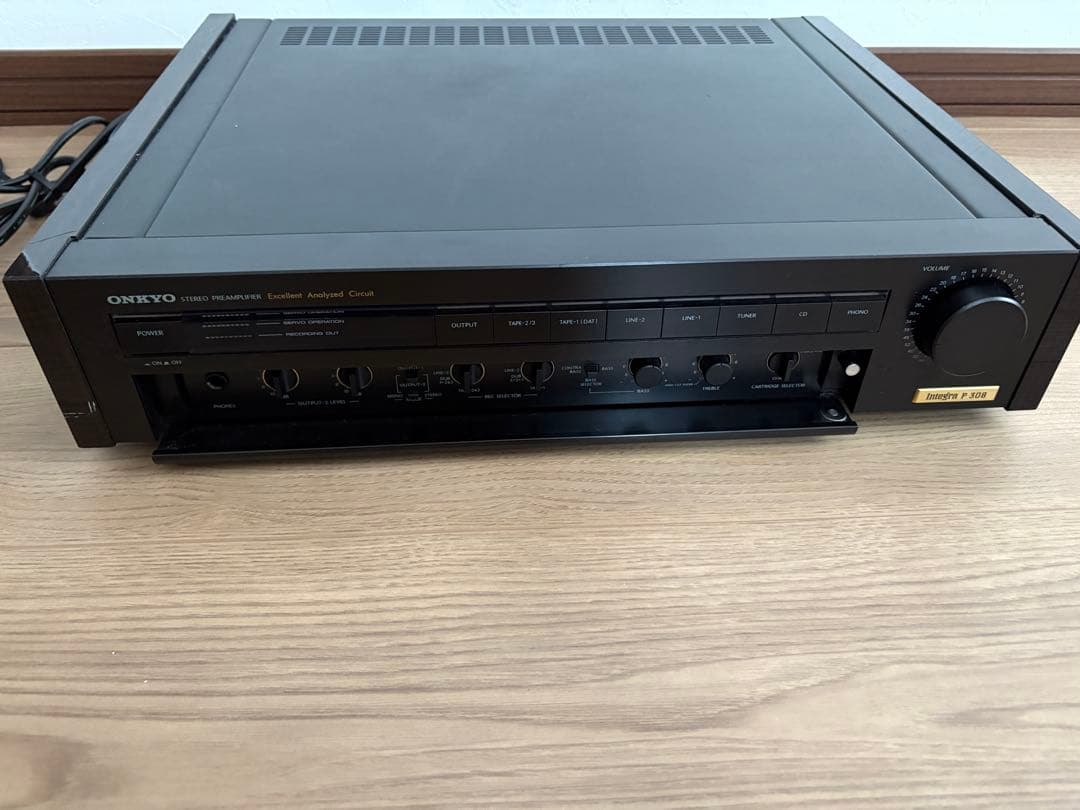 ONKYO Integra P-308 ステレオプリアンプ 動作確認済