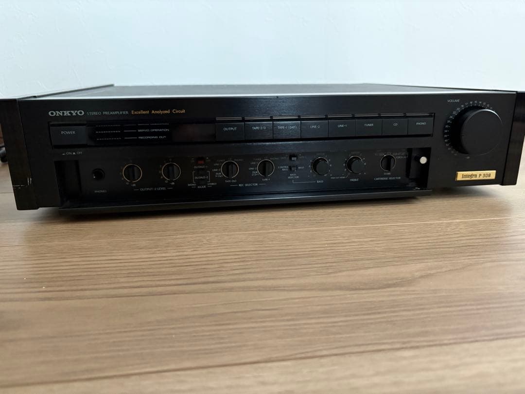 ONKYO Integra P-308 ステレオプリアンプ 動作確認済