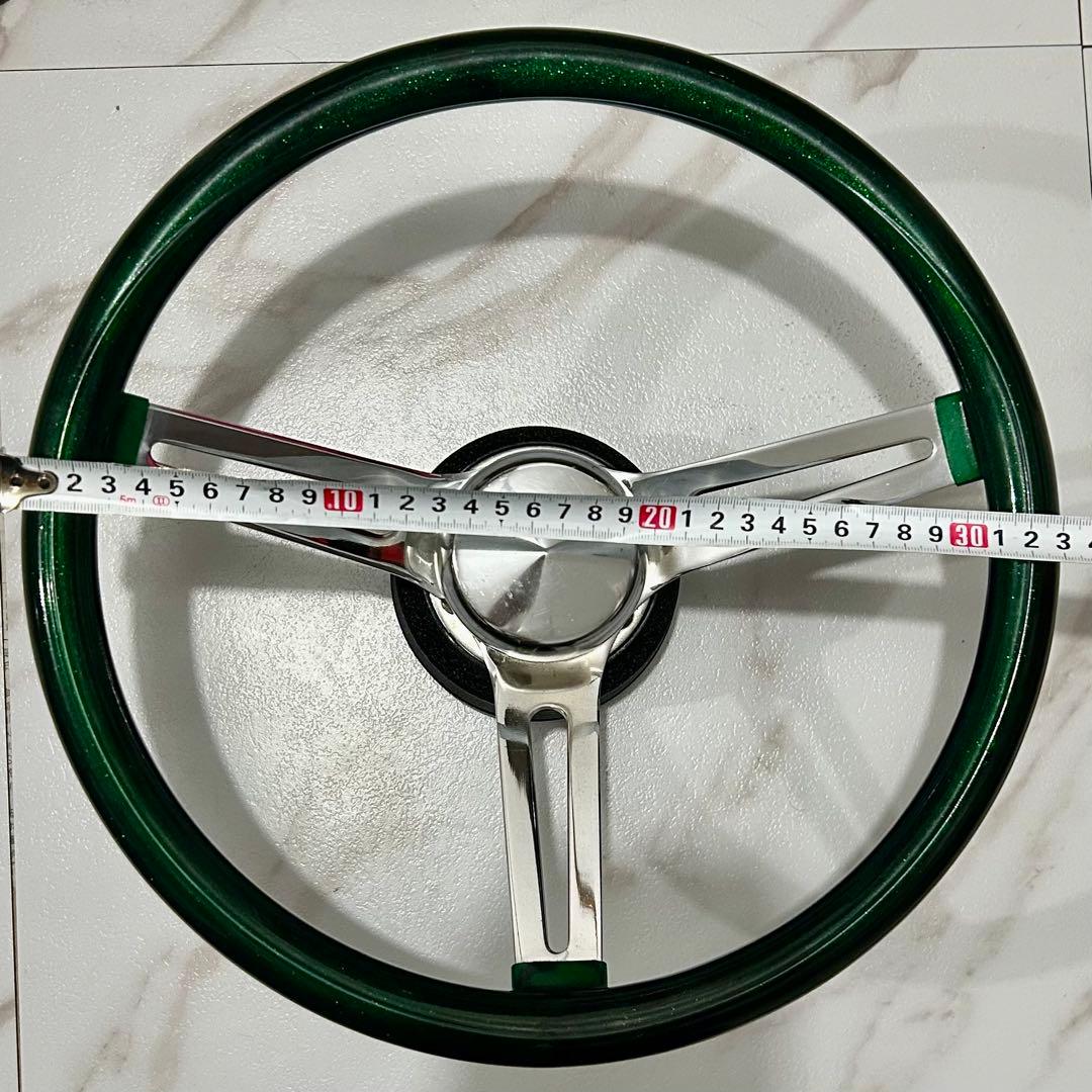 ムーンアイズ グリーン 33φステアリング 3本スポーク ボスアダプター キット