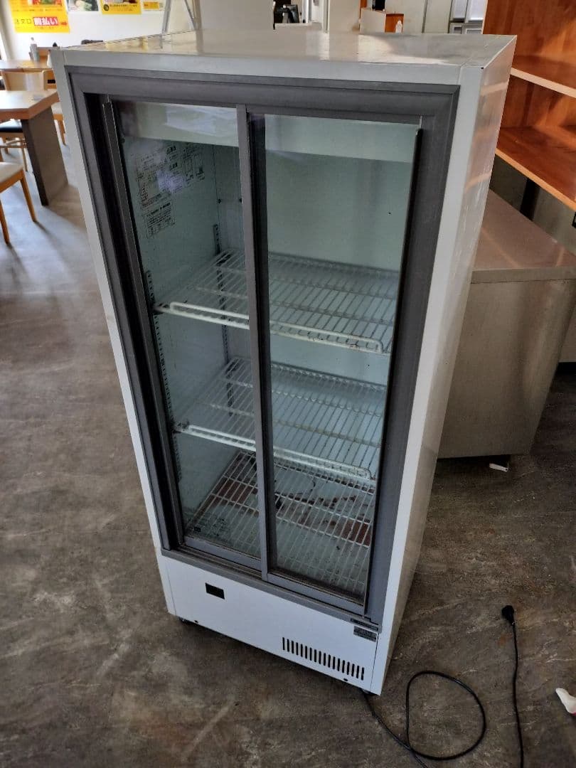ガラス扉冷蔵庫 3段 約幅60cm