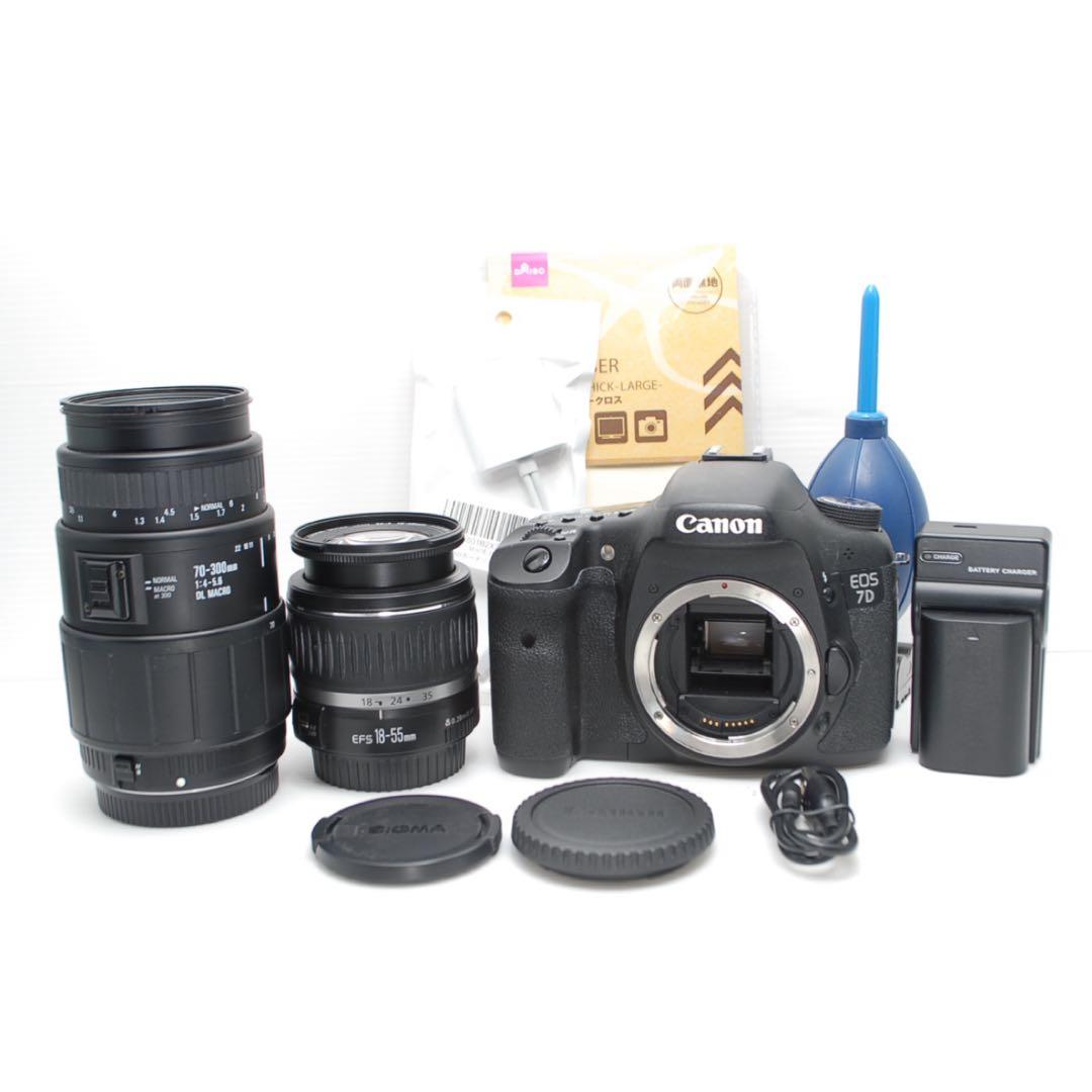 ❤️万能カメラ❤️Canon EOS 7D 超望遠レンズ付き Wi-Fi搭載