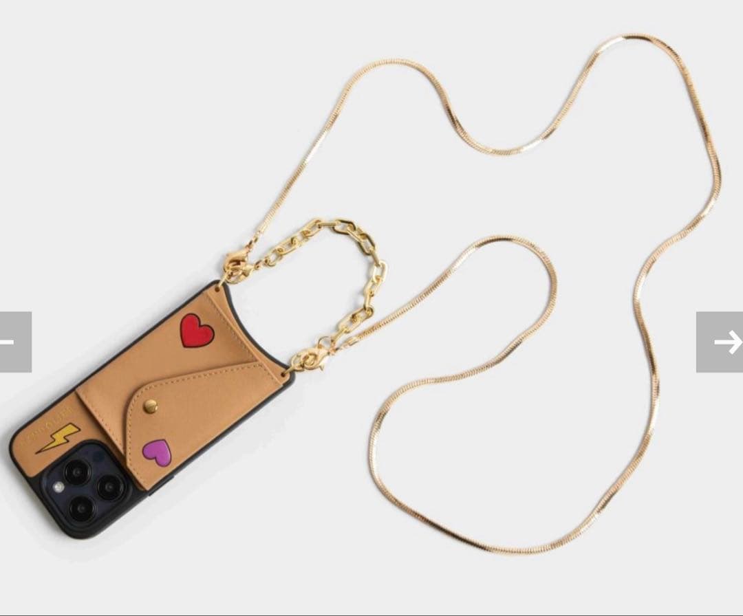 BANDOLIER GIA TAN iPhone16pro ストラップ付き　完売