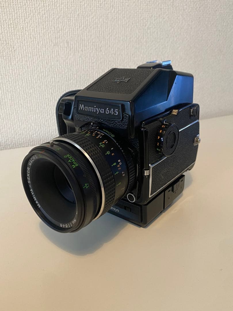 美品 MAMIYA M645 1000S レンズセット電動巻き上げグリップ付き