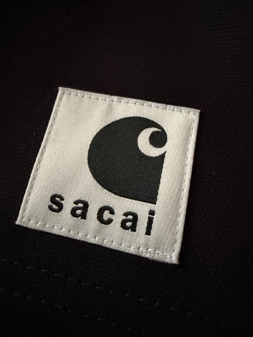 sacai × Carhartt WIP Canvas Pants 黒 0 新品