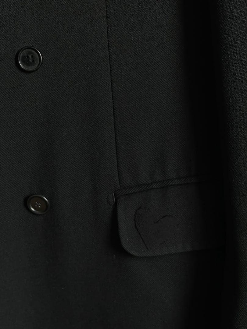 60s 70s 超希少 JIL SANDER ダブルジャケット　ブラック