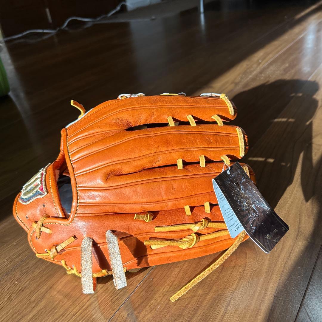 Wilson 硬式グローブ 外野　左 オレンジ 未使用