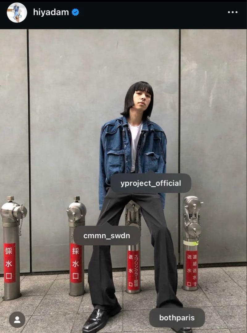 CMMN SWDN コモンスウェーデン　スラックス　メンズスラックス