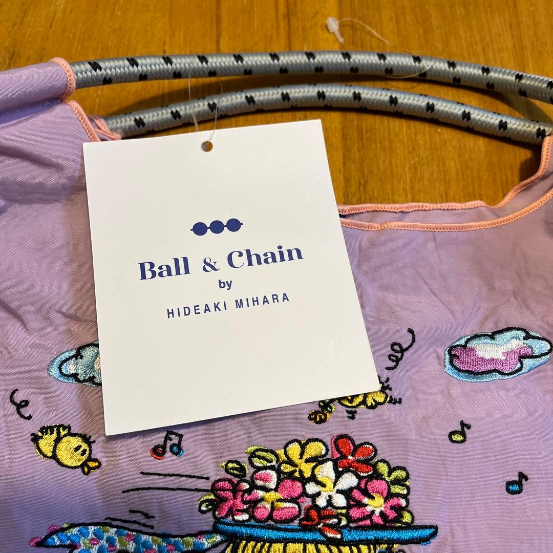 ball&chain エコバッグ　水森亜土