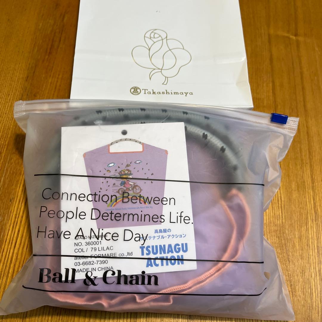 ball&chain エコバッグ　水森亜土