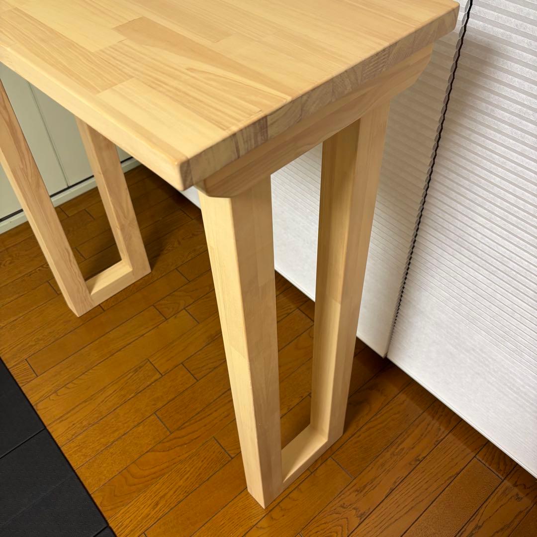 e*n様 清水材木店　木製オーダー　スタンディングデスク　カウンターテーブル